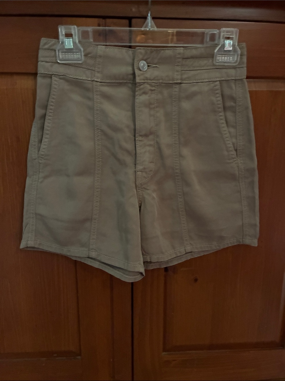 Hudson Jeans High Waist Tan Shorts